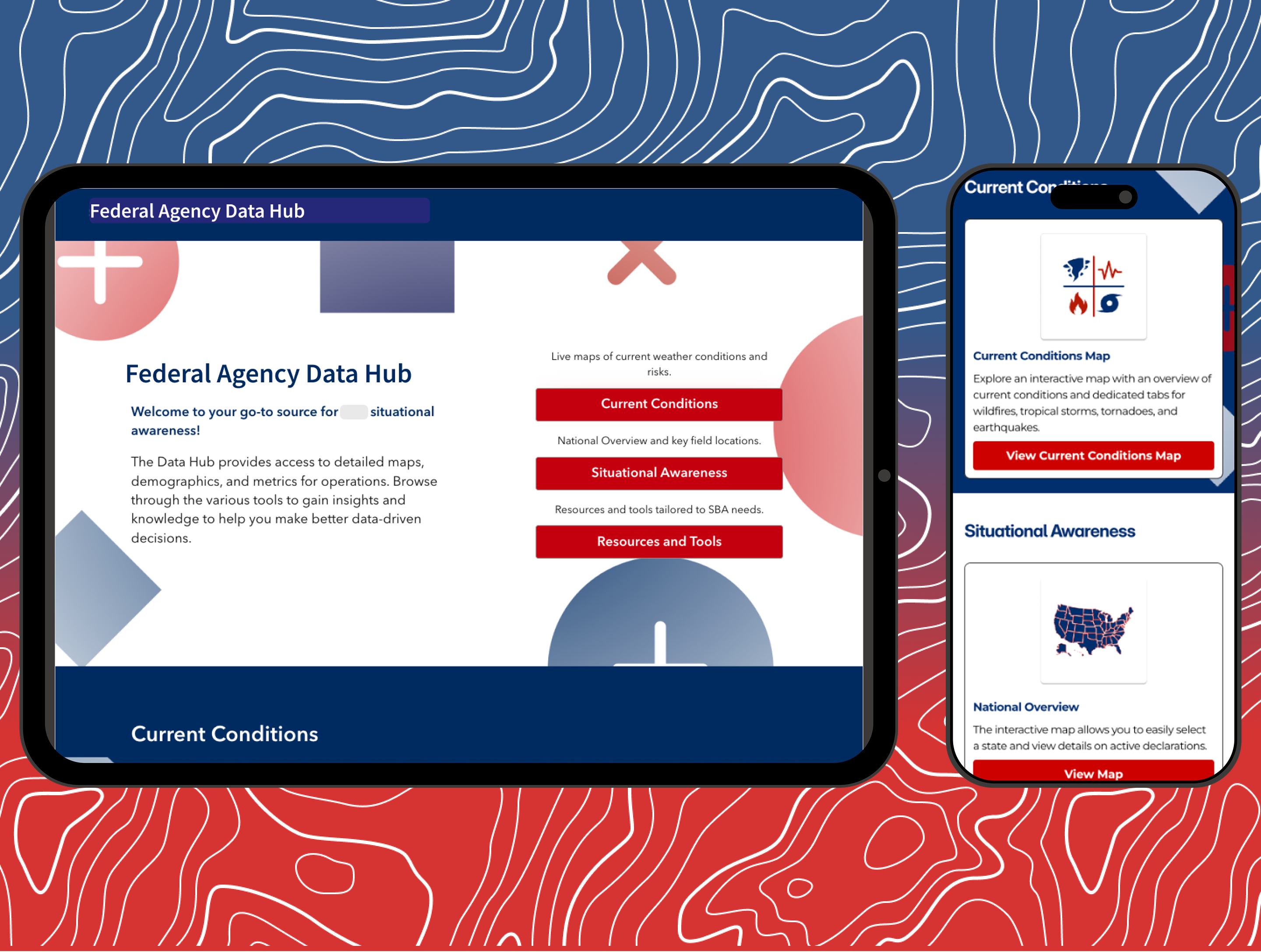 Federal Disaster Recovery Data Hub Redesign