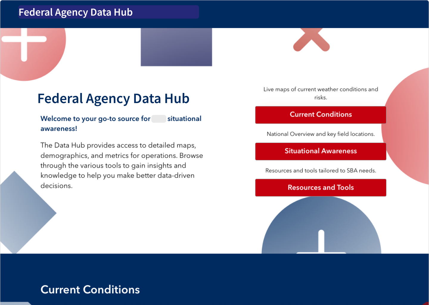 Final revised Data Hub in ArcGIS Experience Builder