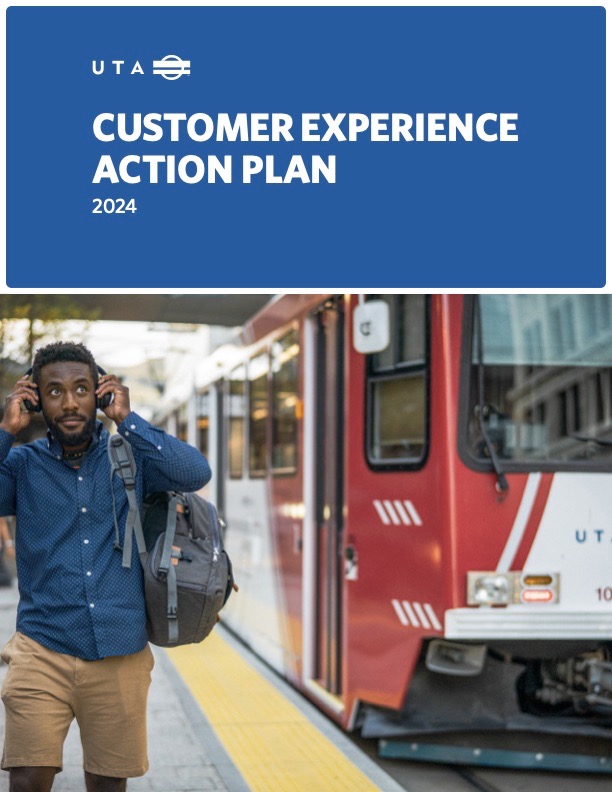 Final UTA CX Action Plan document spreads