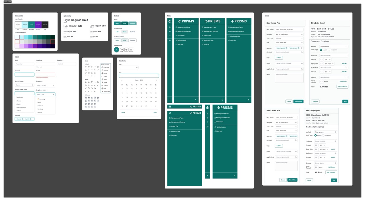 Design system: PrimeOne modifications for the platform