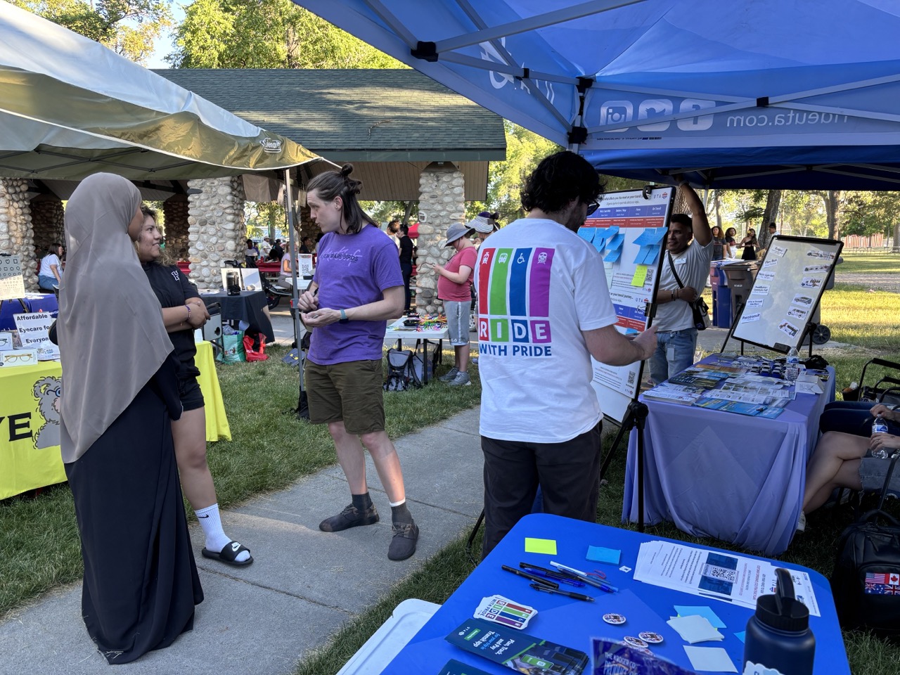 Community tabling event in Utah